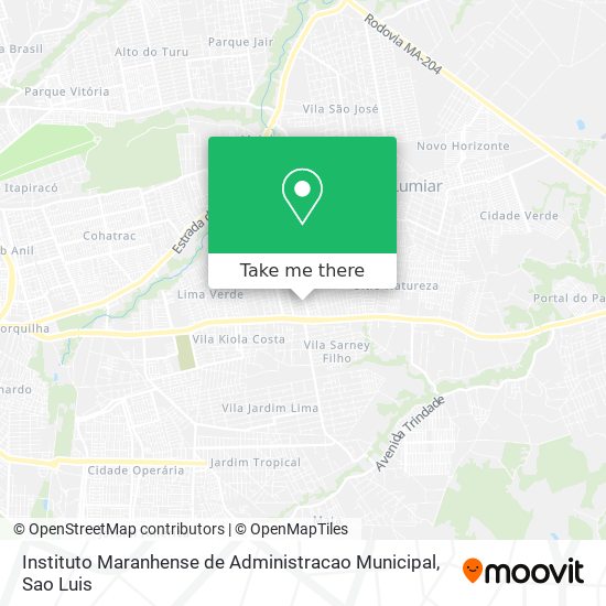 Instituto Maranhense de Administracao Municipal map