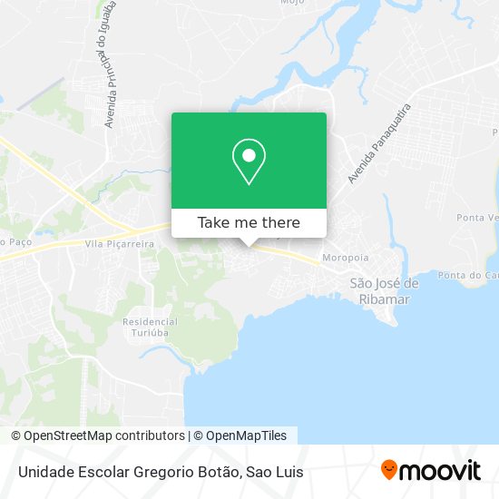Unidade Escolar Gregorio Botão map