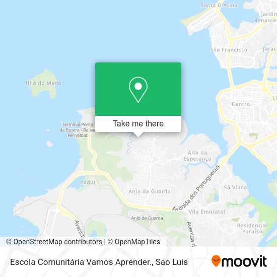 Escola Comunitária Vamos Aprender. map