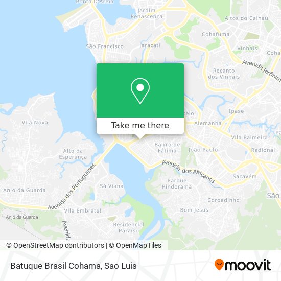 Batuque Brasil Cohama map