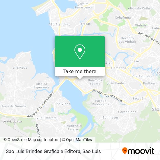 Sao Luis Brindes Grafica e Editora map