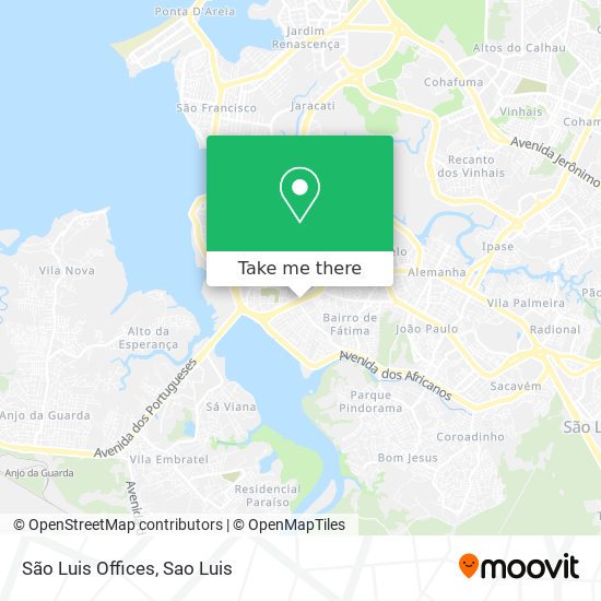 São Luis Offices map