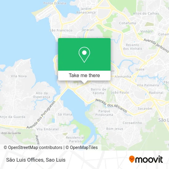 São Luis Offices map