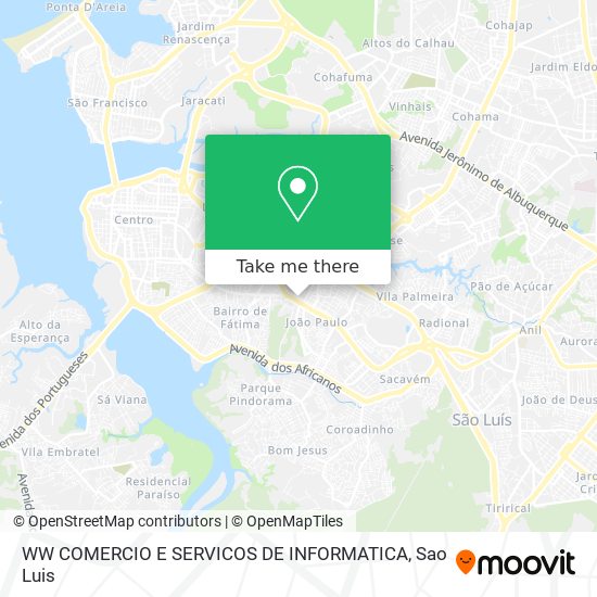 WW COMERCIO E SERVICOS DE INFORMATICA map