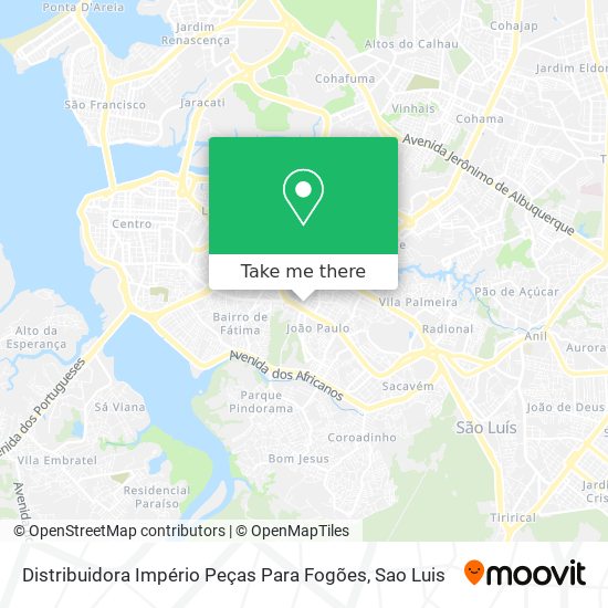 Distribuidora Império Peças Para Fogões map