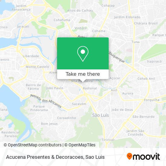 Acucena Presentes & Decoracoes map