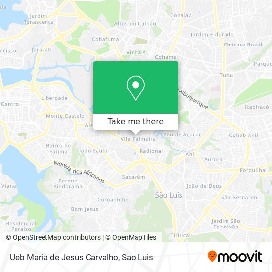 Mapa Ueb Maria de Jesus Carvalho