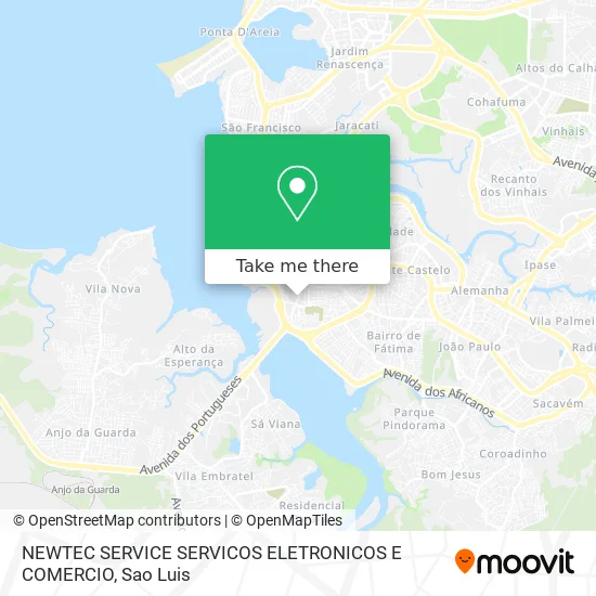 NEWTEC SERVICE SERVICOS ELETRONICOS E COMERCIO map