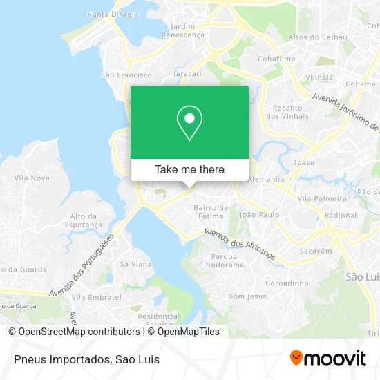 Pneus Importados map