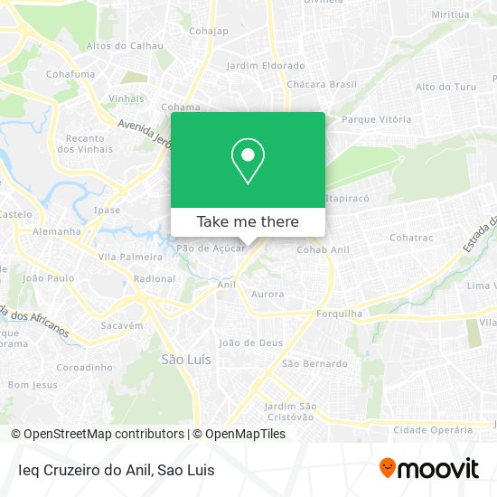 Ieq Cruzeiro do Anil map