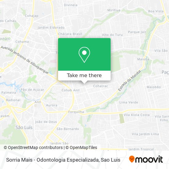Sorria Mais - Odontologia Especializada map