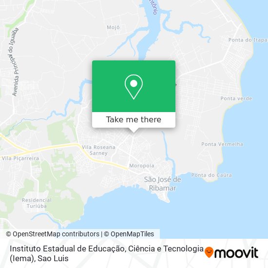 Instituto Estadual de Educação, Ciência e Tecnologia (Iema) map