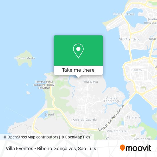 Villa Eventos - Ribeiro Gonçalves map