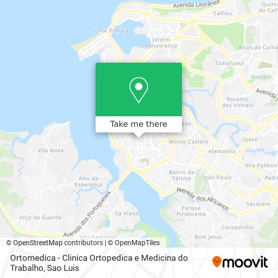 Ortomedica - Clinica Ortopedica e Medicina do Trabalho map