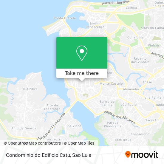 Mapa Condominio do Edificio Catu