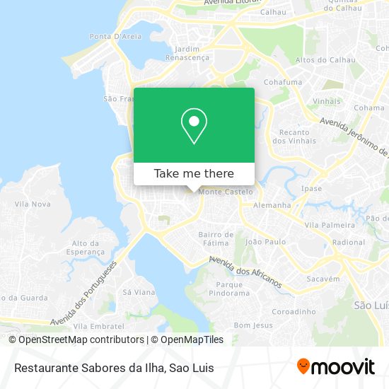 Restaurante Sabores da Ilha map