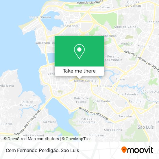 Cem Fernando Perdigão map