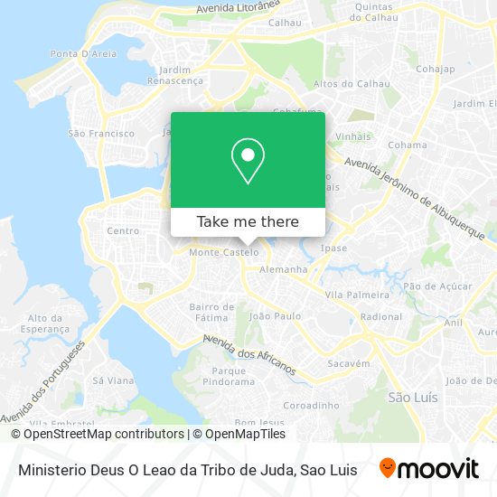 Ministerio Deus O Leao da Tribo de Juda map
