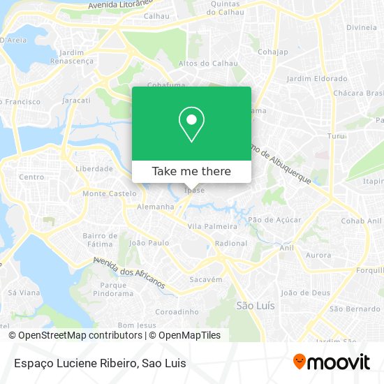 Espaço Luciene Ribeiro map