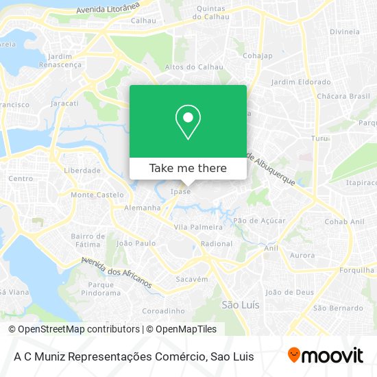 A C Muniz Representações Comércio map