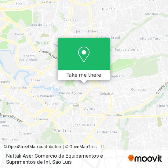 Naftali Aser Comercio de Equipamentos e Suprimentos de Inf map