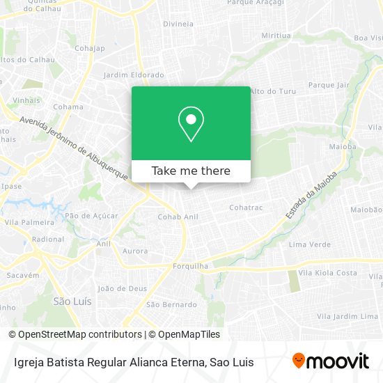 Igreja Batista Regular Alianca Eterna map