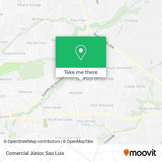 Comercial Júnior map