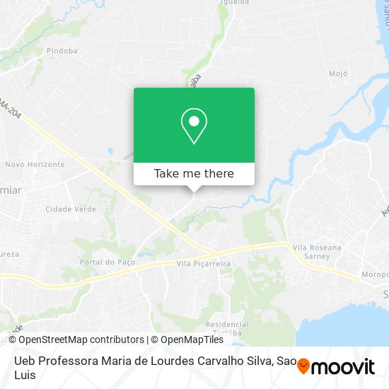 Ueb Professora Maria de Lourdes Carvalho Silva map