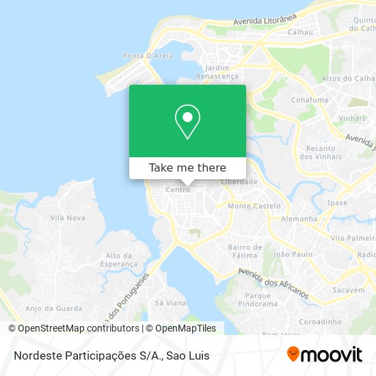 Nordeste Participações S/A. map