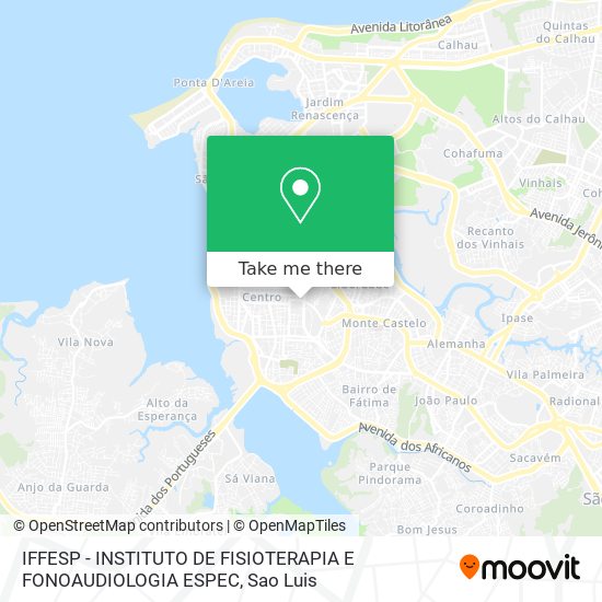 IFFESP - INSTITUTO DE FISIOTERAPIA E FONOAUDIOLOGIA ESPEC map