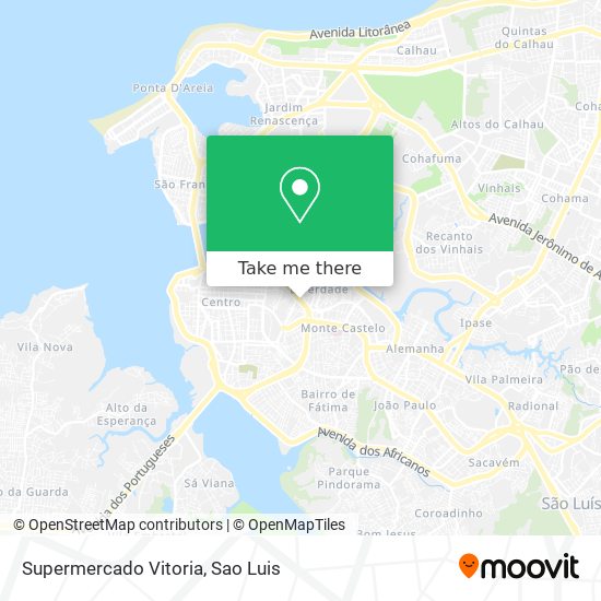 Supermercado Vitoria map