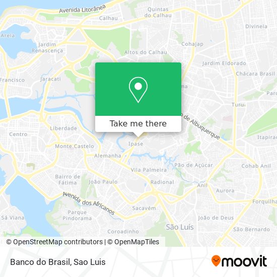 Banco do Brasil map