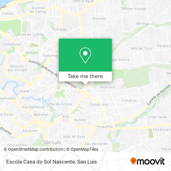 Escola Casa do Sol Nascente map