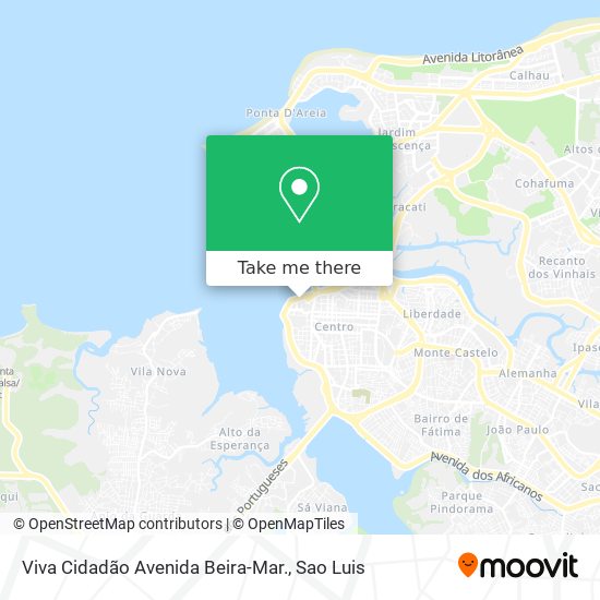 Viva Cidadão Avenida Beira-Mar. map
