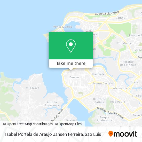 Isabel Portela de Araújo Jansen Ferreira map