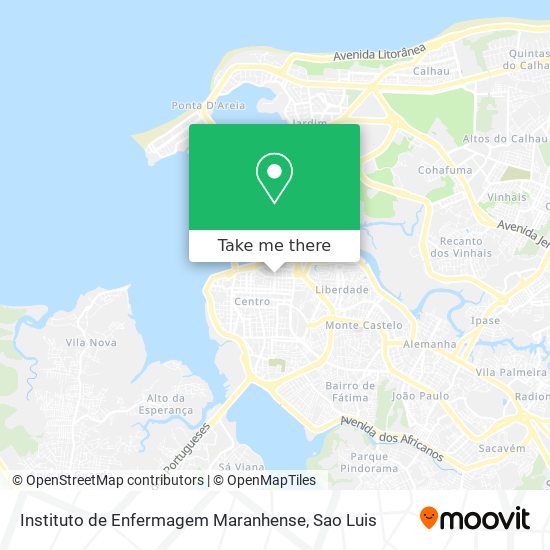 Instituto de Enfermagem Maranhense map
