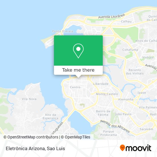 Eletrônica Arizona map