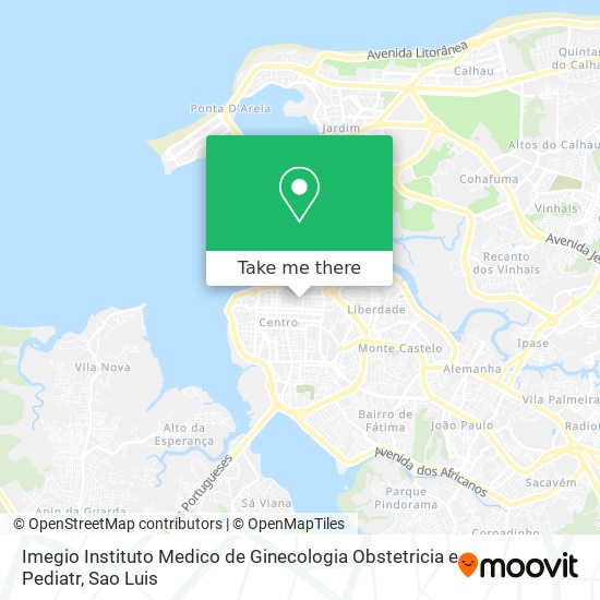 Imegio Instituto Medico de Ginecologia Obstetricia e Pediatr map