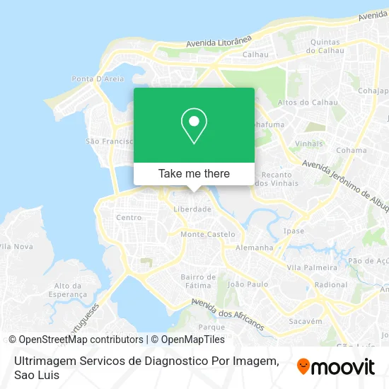 Ultrimagem Servicos de Diagnostico Por Imagem map