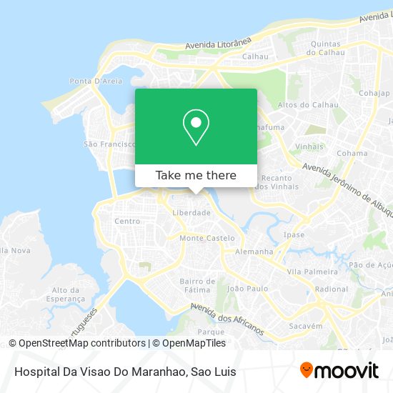 Hospital Da Visao Do Maranhao map