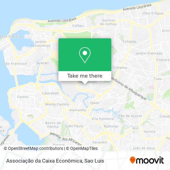 Mapa Associação da Caixa Econômica