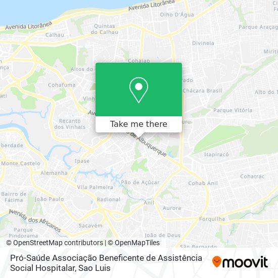 Pró-Saúde Associação Beneficente de Assistência Social Hospitalar map