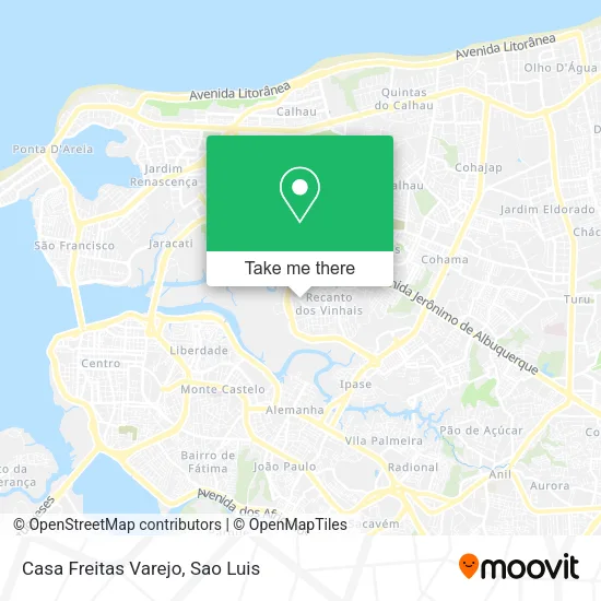 Casa Freitas Varejo map