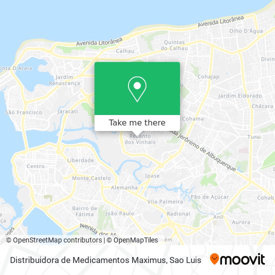 Distribuidora de Medicamentos Maximus map