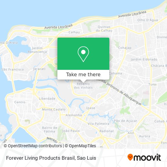 Forever Living Products Brasil map