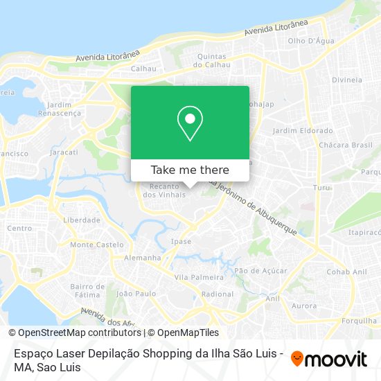 Espaço Laser Depilação Shopping da Ilha São Luis -MA map