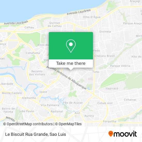 Le Biscuit Rua Grande map