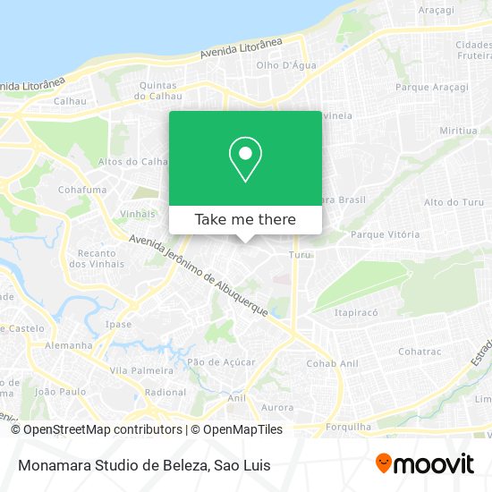 Monamara Studio de Beleza map