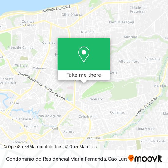 Condominio do Residencial Maria Fernanda map