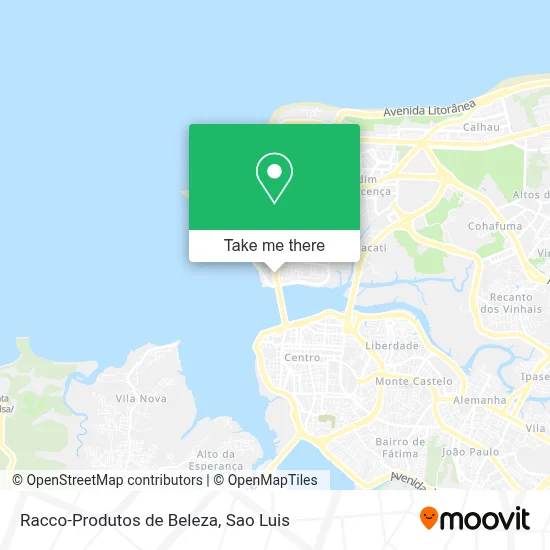 Racco-Produtos de Beleza map